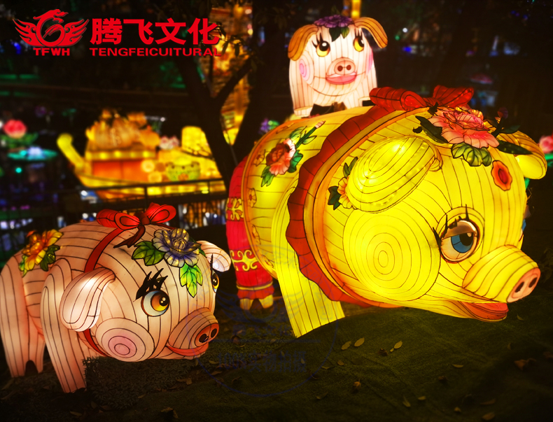 春節(jié)燈會制作 花燈彩燈制作廠家 大型藝術(shù)燈會制作